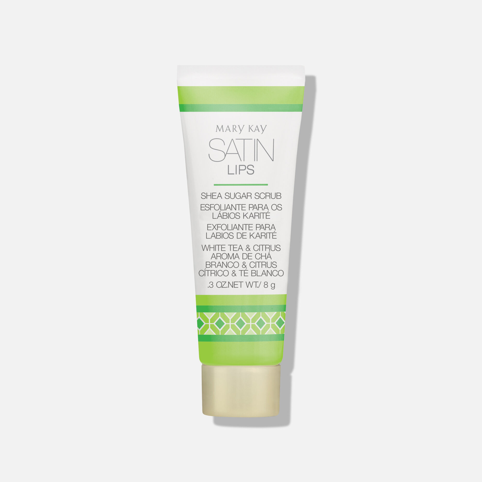 Esfoliante para os Lábios Satin Lips® Karité Aroma de Chá Branco & Citrus 8g